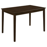 Guillen 5-piece Rectangular Dining Table Set Cappuccino - Tampa Furniture Outlet