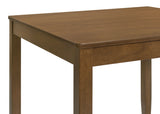 Parkwood 5-piece Square Dining Table Set Honey Brown - Tampa Furniture Outlet