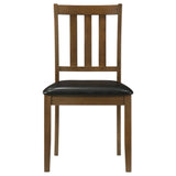 Parkwood 5-piece Square Dining Table Set Honey Brown - Tampa Furniture Outlet