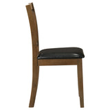 Parkwood 5-piece Square Dining Table Set Honey Brown - Tampa Furniture Outlet