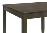 Parkwood 5-piece Square Dining Table Set Charcoal - Tampa Furniture Outlet
