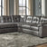 Tampa Furniture Outlet - Ashley Furniture - Fallston Sectional - RAF 2-Piece Sectional with Chaise / Slate - 17221S1