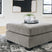Tampa Furniture Outlet - Ashley Furniture - Lanelly Living Room - Oversized Accent Ottoman / Alloy - 1750408