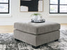 Tampa Furniture Outlet - Ashley Furniture - Lanelly Living Room - Oversized Accent Ottoman / Alloy - 1750408