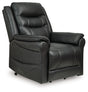 Tampa Furniture Outlet - Ashley Furniture - Oatman Living Room - Power Lift Recliner / Umber - 1800412