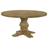 Florence 7-piece Round Dining Table Set Rustic Honey - Tampa Furniture Outlet