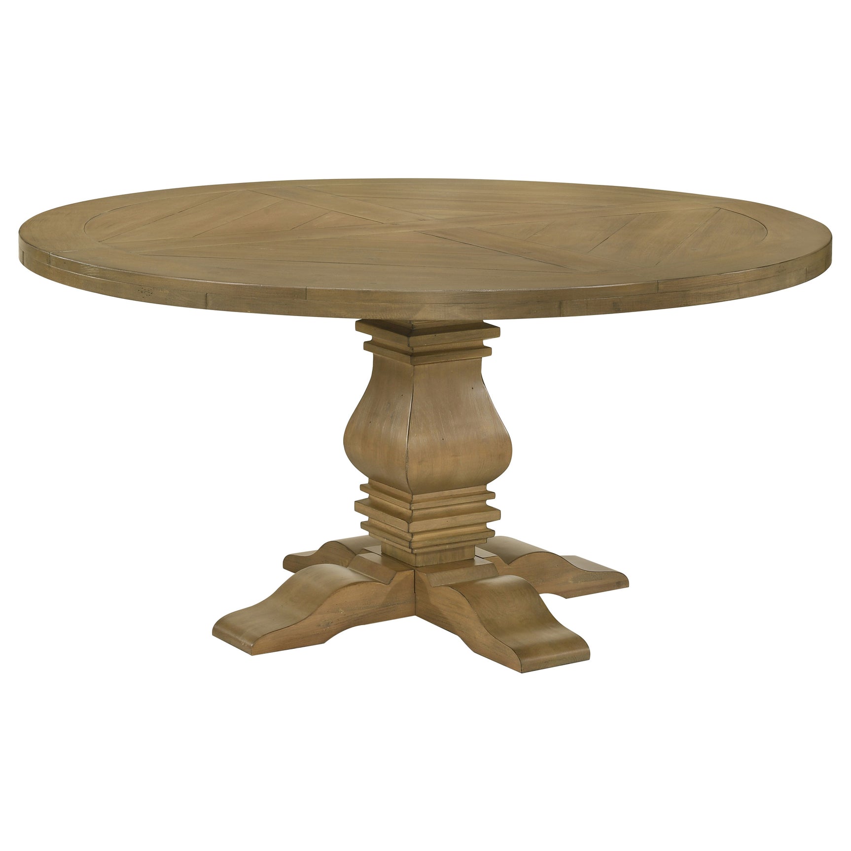 Florence 7-piece Round Dining Table Set Rustic Honey - Tampa Furniture Outlet