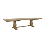 Florence 126-inch Extension Dining Table Rustic Honey - Tampa Furniture Outlet