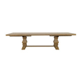 Florence 126-inch Extension Dining Table Rustic Honey - Tampa Furniture Outlet