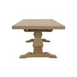 Florence 126-inch Extension Dining Table Rustic Honey - Tampa Furniture Outlet