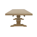 Florence 126-inch Extension Dining Table Rustic Honey - Tampa Furniture Outlet