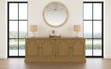 Florence 4-door Dining Sideboard Buffet Cabinet Rustic Honey - Tampa Furniture Outlet