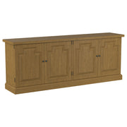 Tampa Furniture Outlet - Coaster - Florence 4-door Dining Sideboard Buffet Cabinet Rustic Honey - 180205