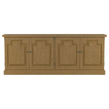 Florence 4-door Dining Sideboard Buffet Cabinet Rustic Honey - Tampa Furniture Outlet