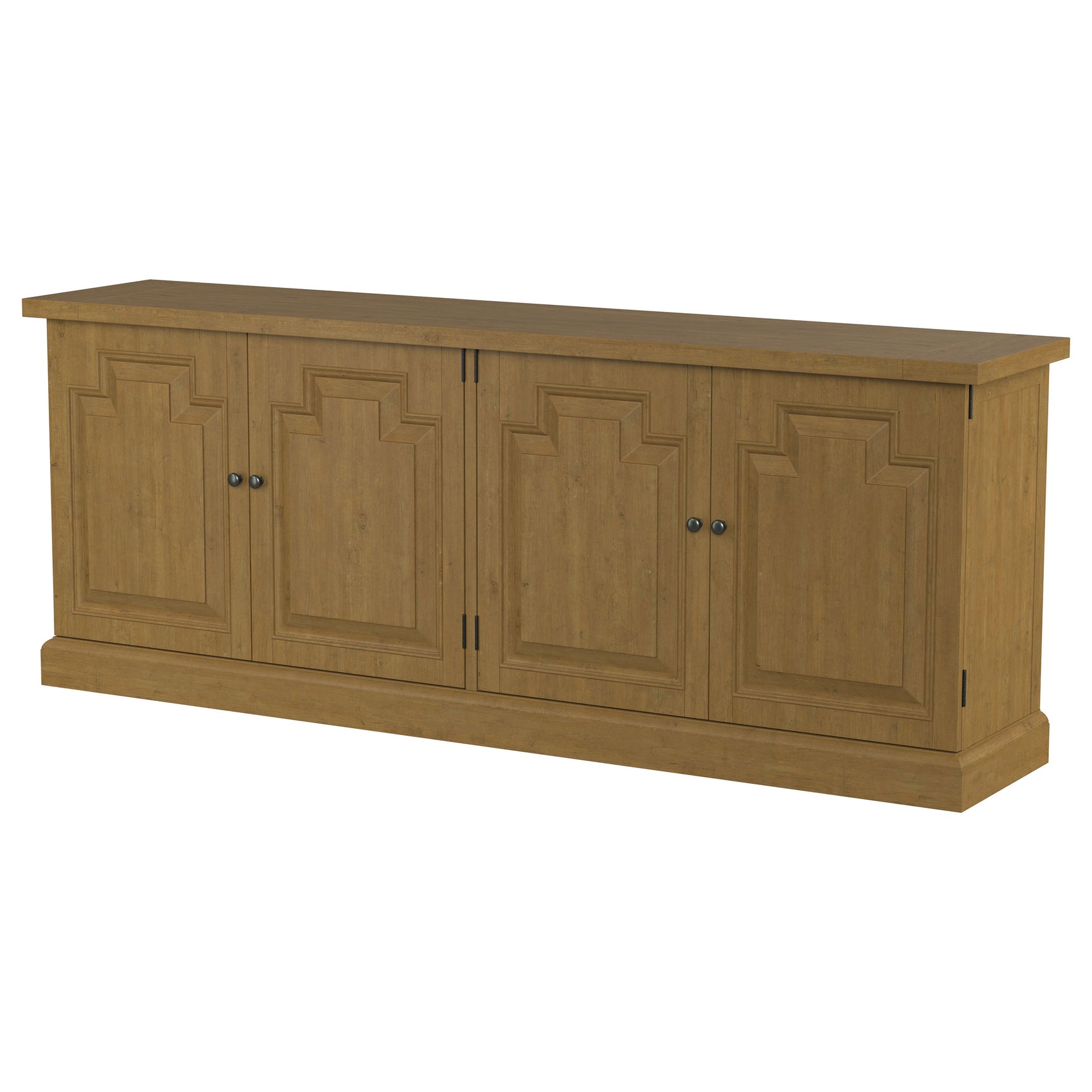 Florence 4-door Dining Sideboard Buffet Cabinet Rustic Honey - Tampa Furniture Outlet