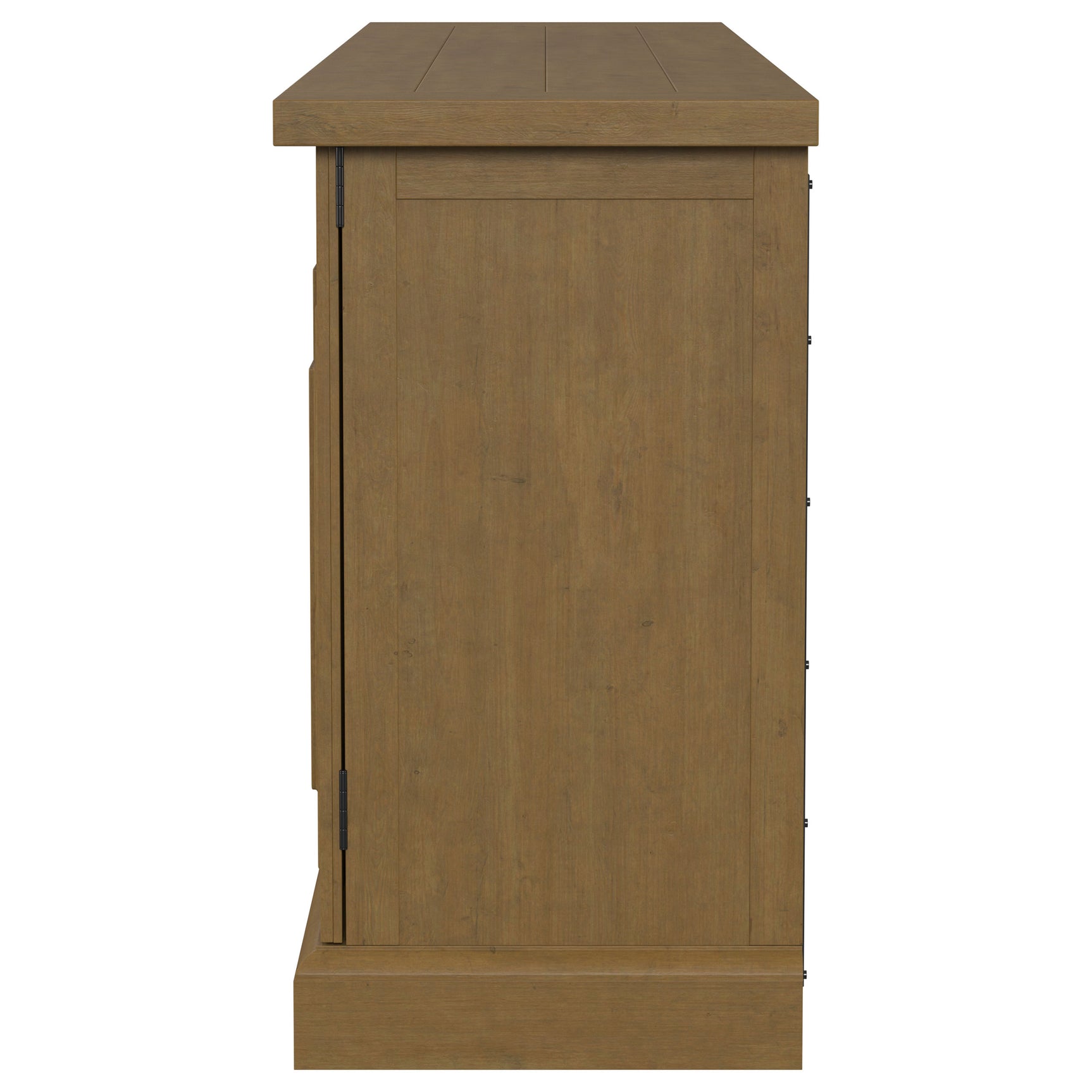 Florence 4-door Dining Sideboard Buffet Cabinet Rustic Honey - Tampa Furniture Outlet
