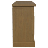 Florence 4-door Dining Sideboard Buffet Cabinet Rustic Honey - Tampa Furniture Outlet