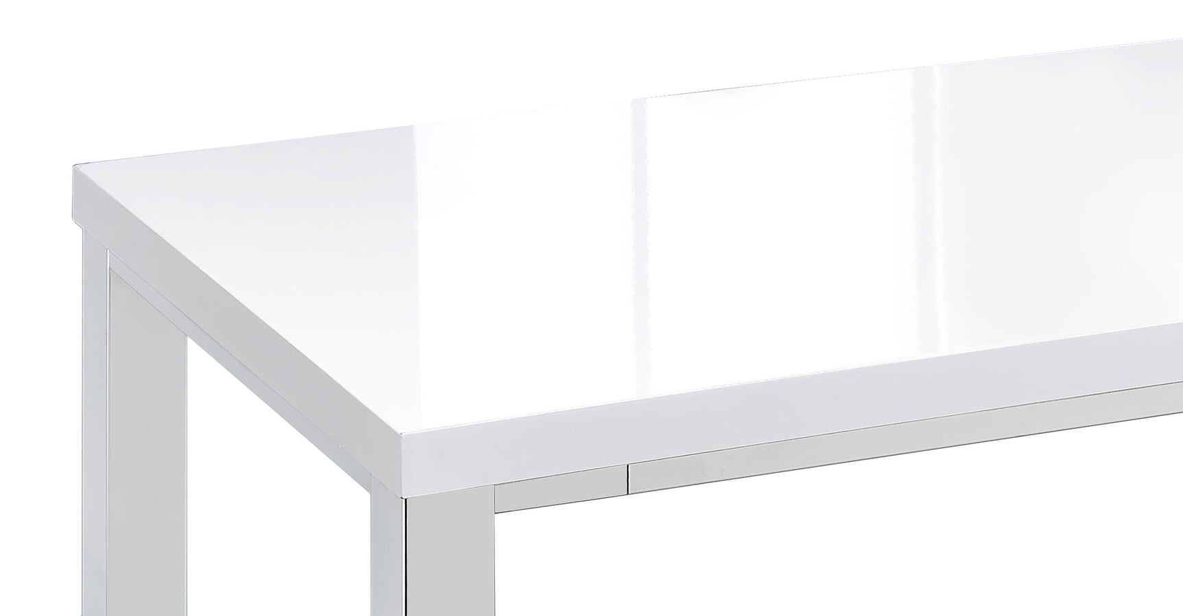 Natividad 5-piece Pub Height Bar Table Set White High Gloss - Tampa Furniture Outlet