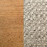 Kane Woven Rattan Wood Bar Chair Light Walnut (Set of 2) - Tampa Furniture Outlet