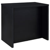 Topanga Engineered Wood Freestanding Home Bar Black - Tampa Furniture Outlet