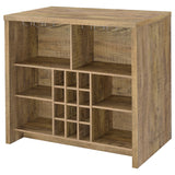 Topanga Engineered Wood Freestanding Home Bar Mango - Tampa Furniture Outlet