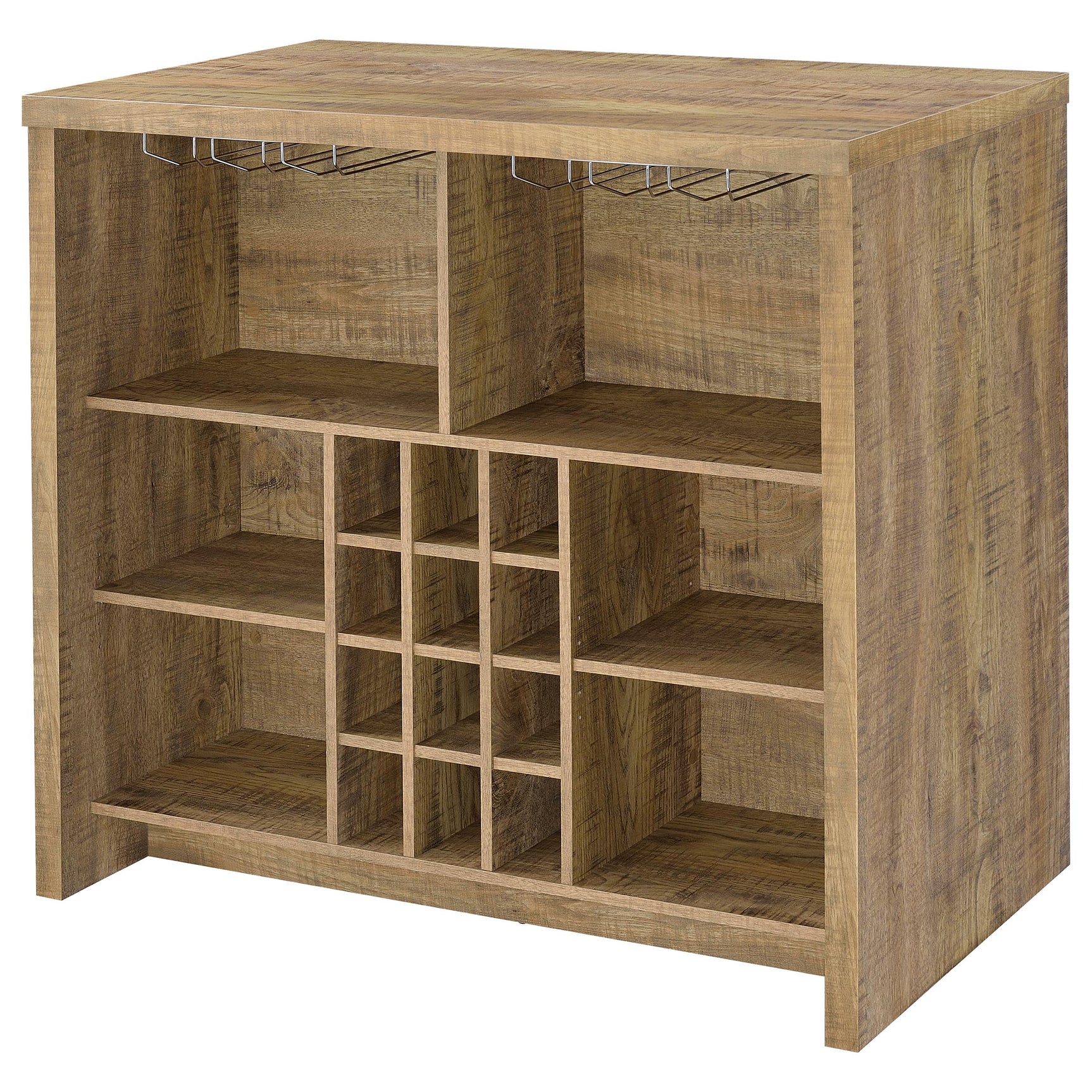 Topanga Engineered Wood Freestanding Home Bar Mango - Tampa Furniture Outlet