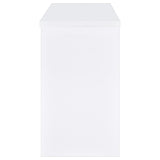 Topanga Engineered Wood Freestanding Home Bar White - Tampa Furniture Outlet