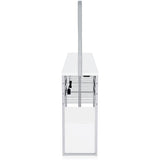 Risley 2-door Circular LED Wine Cabinet White High Gloss - Tampa Furniture Outlet