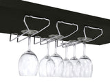 Risley 2-door Circular LED Wine Cabinet Dark Charcoal - Tampa Furniture Outlet