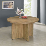 Jamestown Round 47-inch Composite Wood Dining Table Mango - Tampa Furniture Outlet