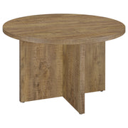 Tampa Furniture Outlet - Coaster - Jamestown Round 47-inch Composite Wood Dining Table Mango - 183021