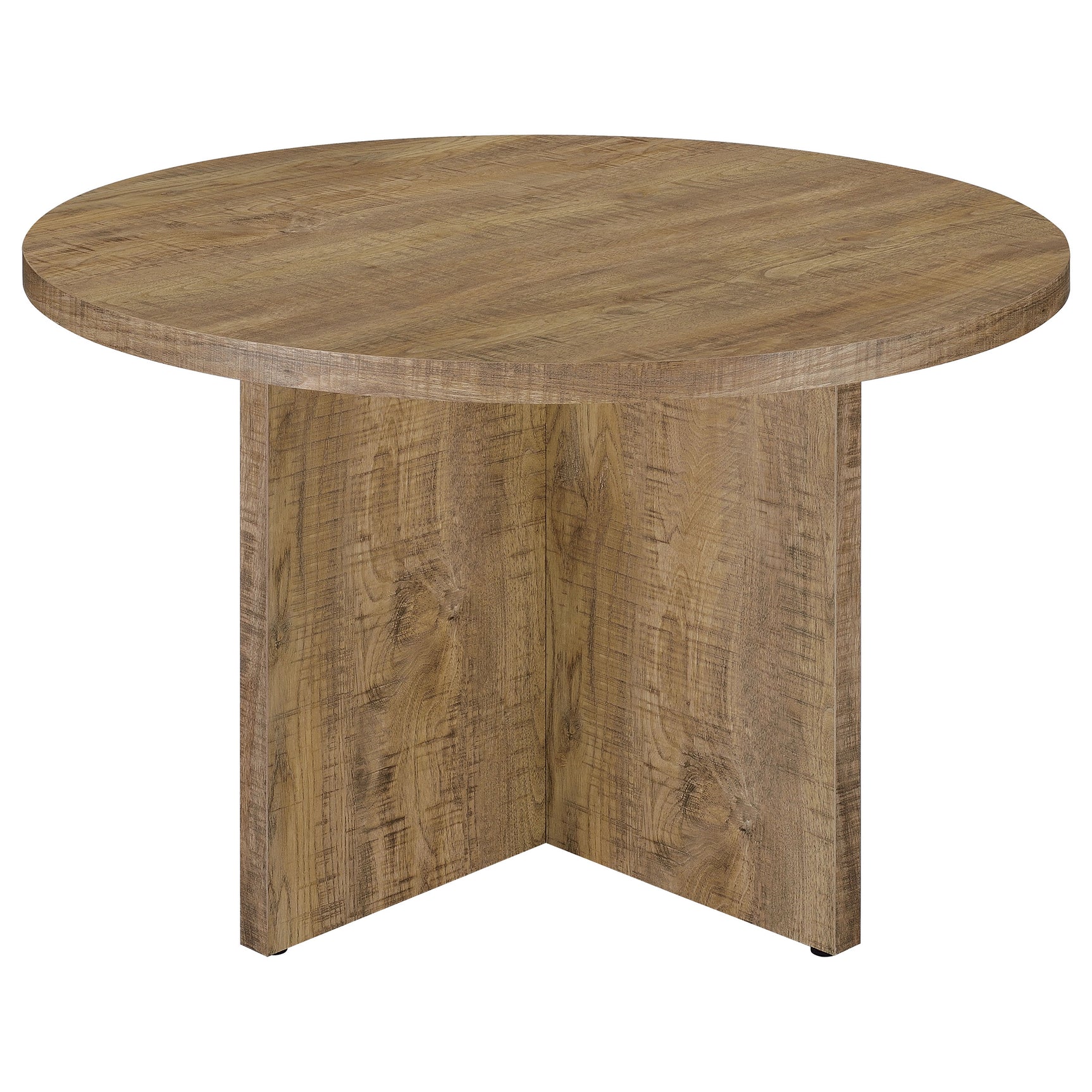 Jamestown Round 47-inch Composite Wood Dining Table Mango - Tampa Furniture Outlet