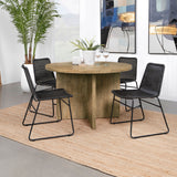 Jamestown Round 47-inch Composite Wood Dining Table Mango - Tampa Furniture Outlet