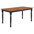 Tampa Furniture Outlet - Coaster - Hollyoak Rectangular 63-inch Wood Dining Table Walnut - 183041
