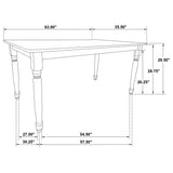 Hollyoak Rectangular 63-inch Wood Dining Table Walnut - Tampa Furniture Outlet