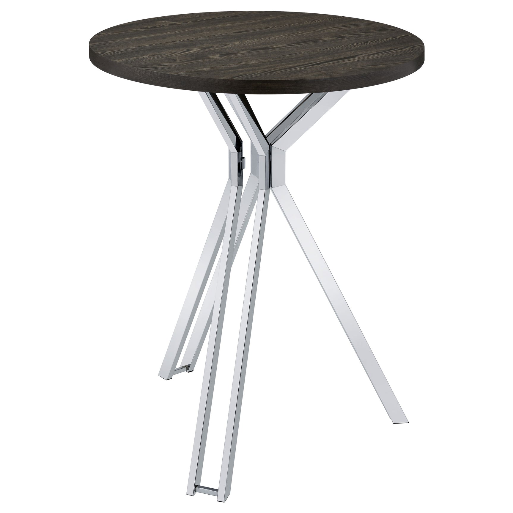 Tampa Furniture Outlet - Coaster - Edgerton Round 35-inch Pub Height Bistro Bar Table Dark Oak - 183131