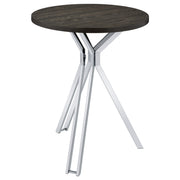Tampa Furniture Outlet - Coaster - Edgerton Round 35-inch Pub Height Bistro Bar Table Dark Oak - 183131