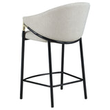Chadwick Fabric Upholstered Counter Chair Beige (Set of 2) - Tampa Furniture Outlet