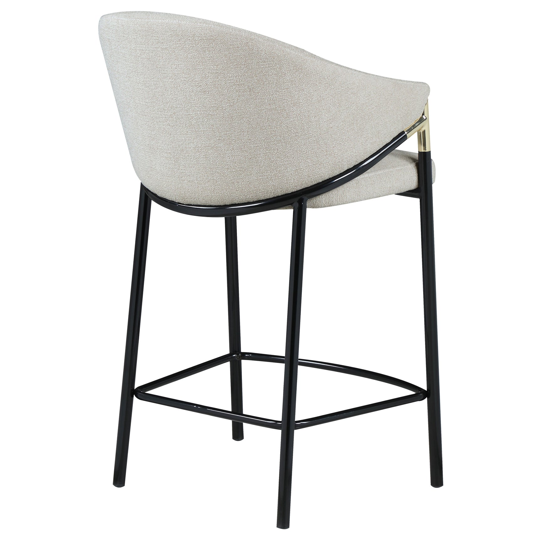 Chadwick Fabric Upholstered Counter Chair Beige (Set of 2) - Tampa Furniture Outlet