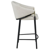 Chadwick Fabric Upholstered Counter Chair Beige (Set of 2) - Tampa Furniture Outlet