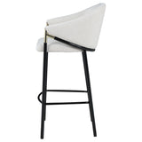 Chadwick Fabric Upholstered Bar Chair Beige (Set of 2) - Tampa Furniture Outlet