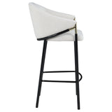 Chadwick Fabric Upholstered Bar Chair Beige (Set of 2) - Tampa Furniture Outlet