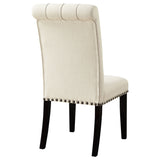 Alana Fabric Upholstered Dining Side Chair Beige (Set of 2) - Tampa Furniture Outlet