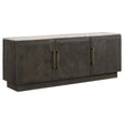 Tampa Furniture Outlet - Coaster - Dennis 3-door Marble Top Sideboard Buffet Tobacco Grey - 190655