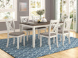 Tampa Furniture Outlet - Coaster - Fortress 7-piece Rectangular Dining Set Vintage Vanilla - 190721