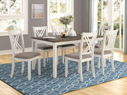 Tampa Furniture Outlet - Coaster - Fortress 7-piece Rectangular Dining Set Vintage Vanilla - 190721