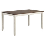 Fortress 7-piece Rectangular Dining Set Vintage Vanilla - Tampa Furniture Outlet