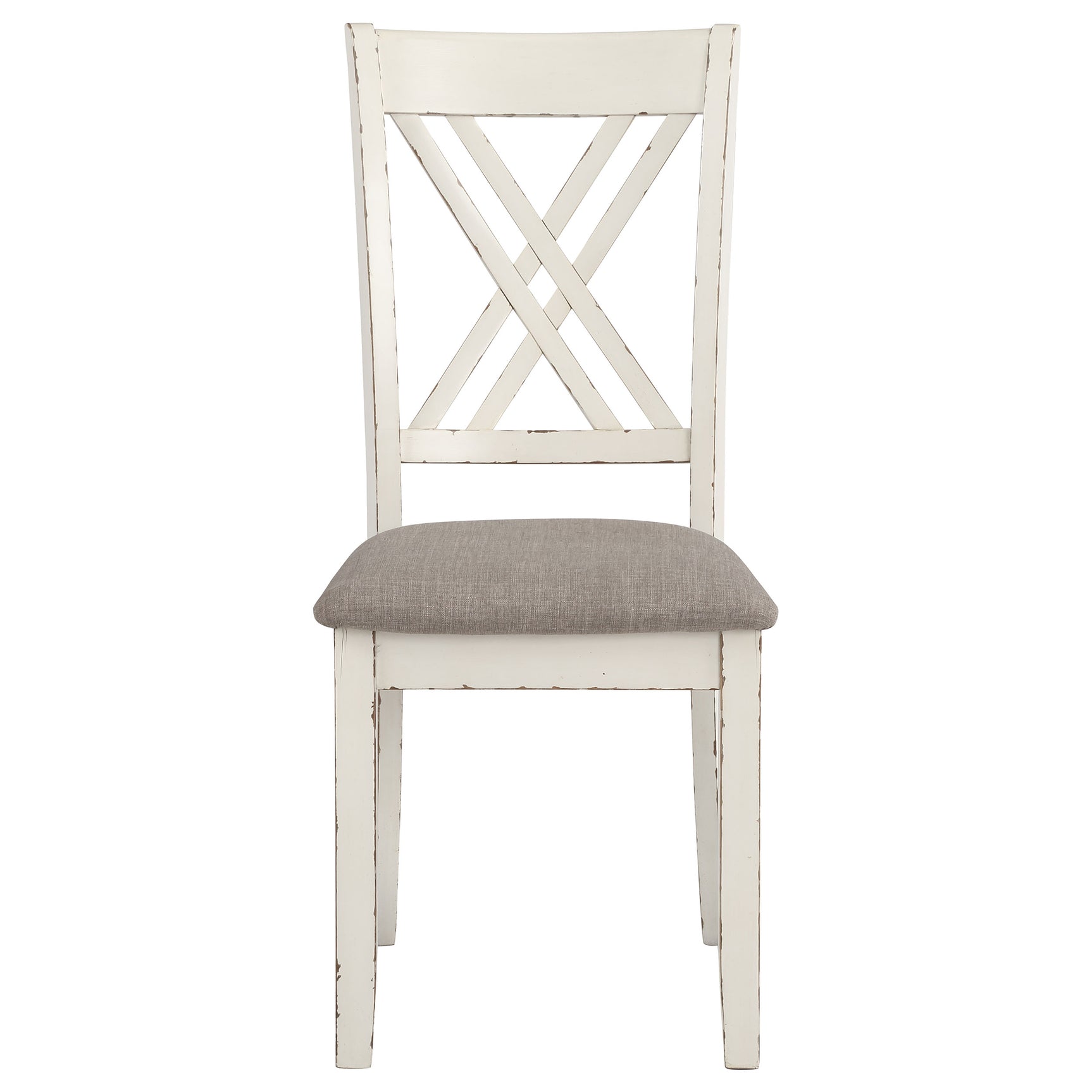 Fortress 7-piece Rectangular Dining Set Vintage Vanilla - Tampa Furniture Outlet