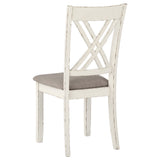 Fortress 7-piece Rectangular Dining Set Vintage Vanilla - Tampa Furniture Outlet