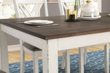 Fortress 7-piece Rectangular Dining Set Vintage Vanilla - Tampa Furniture Outlet